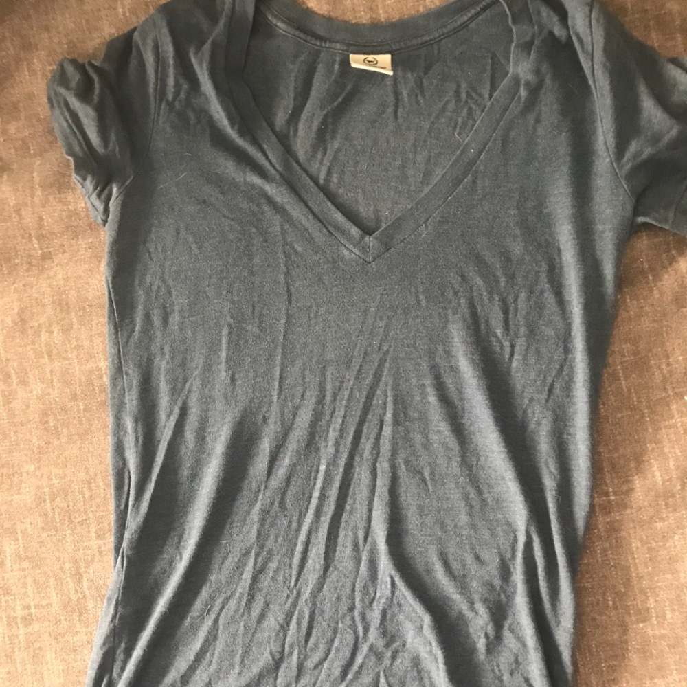 Victoria's Secret PINK, Dark Blue/Gray V Neck